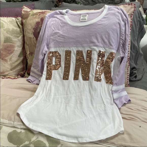 Victoria’s Secret pink Bling Top - Picture 1 of 2